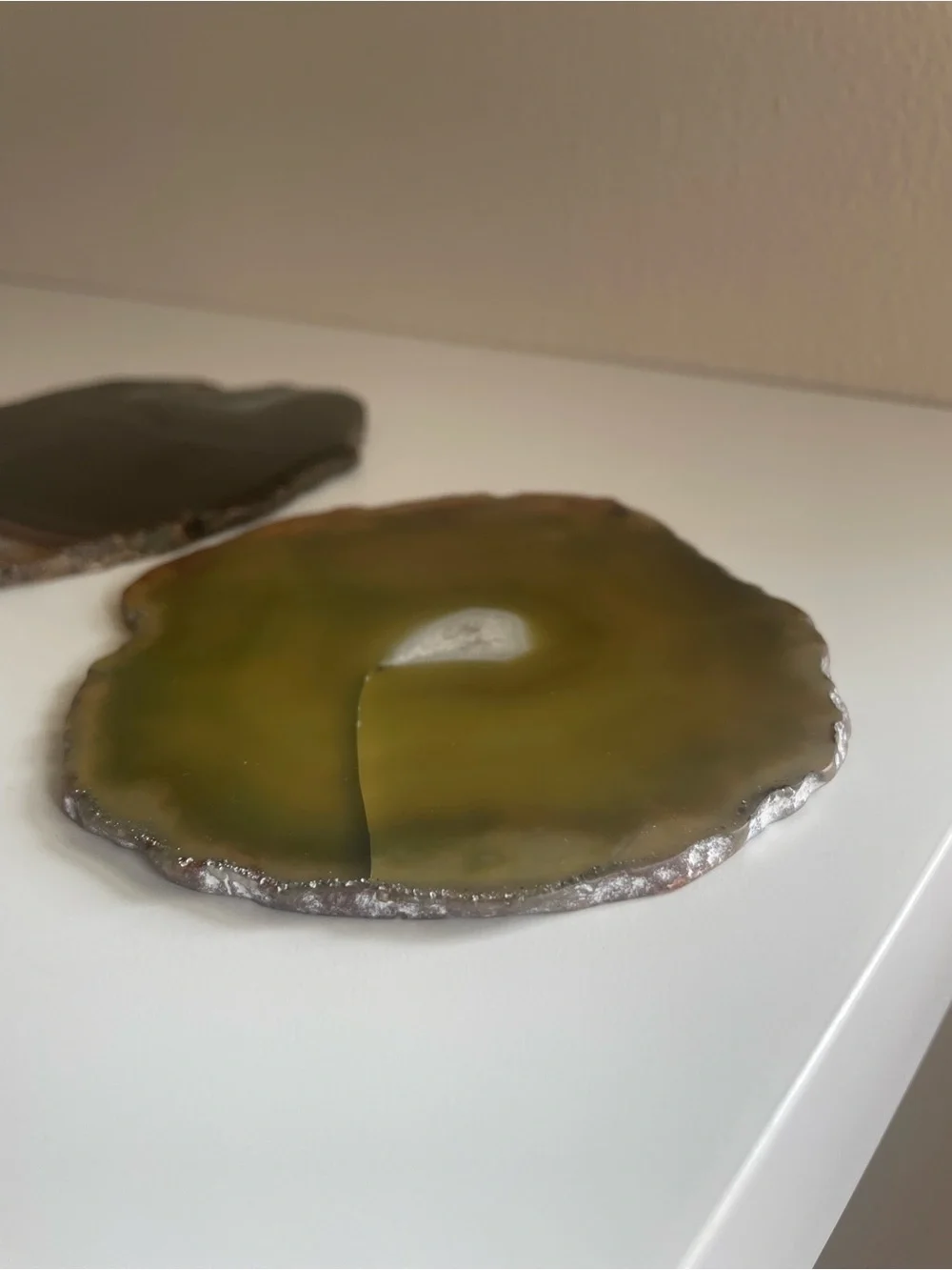 Vintage polished olive